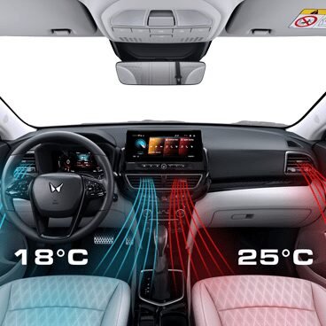 First-in-segment Dual Zone Climate Control